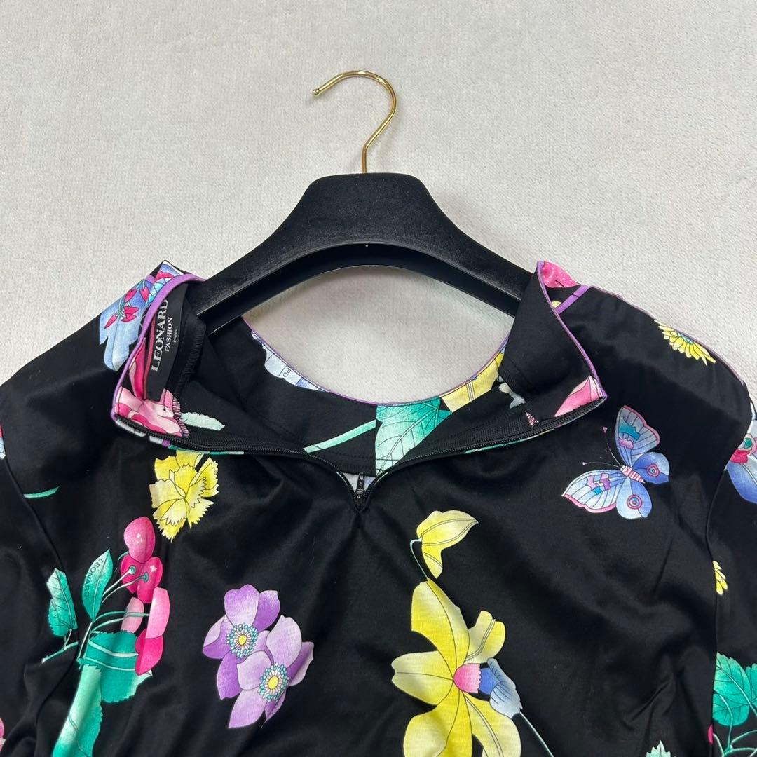 K449 新品未使用 XL レオナール 大きいサイズ カットソー レディース