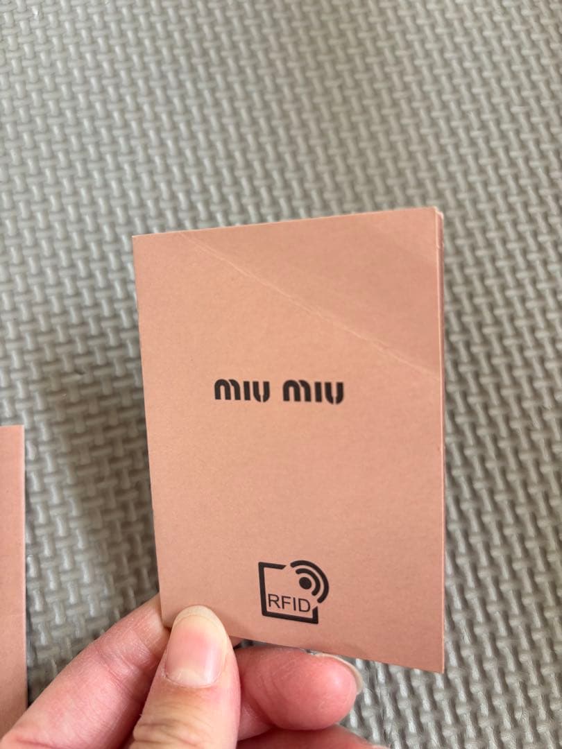 ミュウミュウ　MIUMIU バケットハット　帽子　Sサイズ　ストライプ