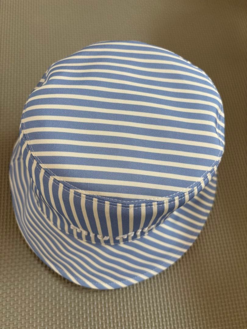 ミュウミュウ　MIUMIU バケットハット　帽子　Sサイズ　ストライプ