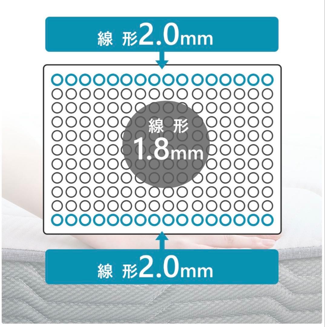 マットレス シングル 極厚20cm ポケットコイル 200mm スプリングマット