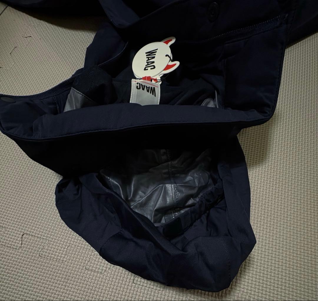 waac ナイロンジャケット　レイン　ブルゾン　ゴルフウェア　ワック　撥水