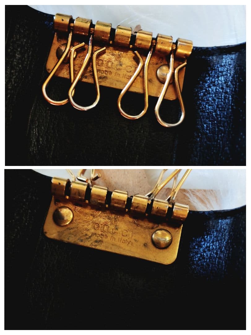 GUCCI グッチ キーケース アニマリエ メタルビー レザー 蜂