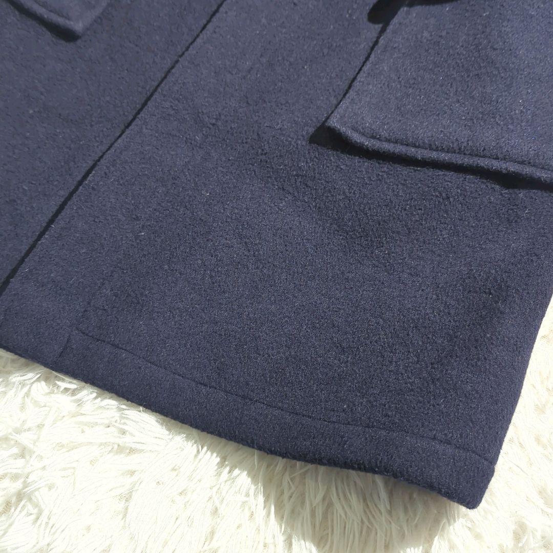 Gloverall キャメル生地 ダッフルコート レザートグルループ