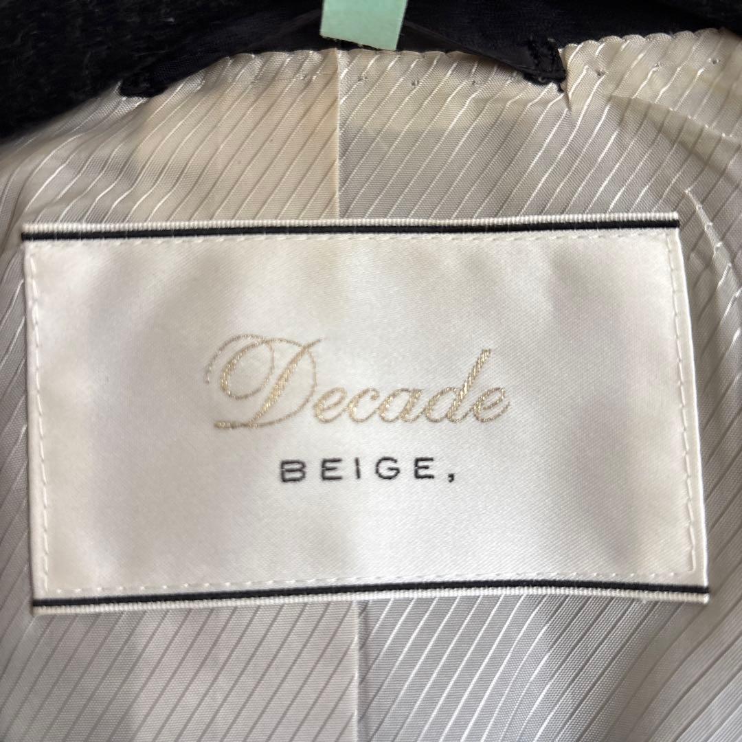 chocolate ベイジ　BEIGE, タキシードカラージャケット