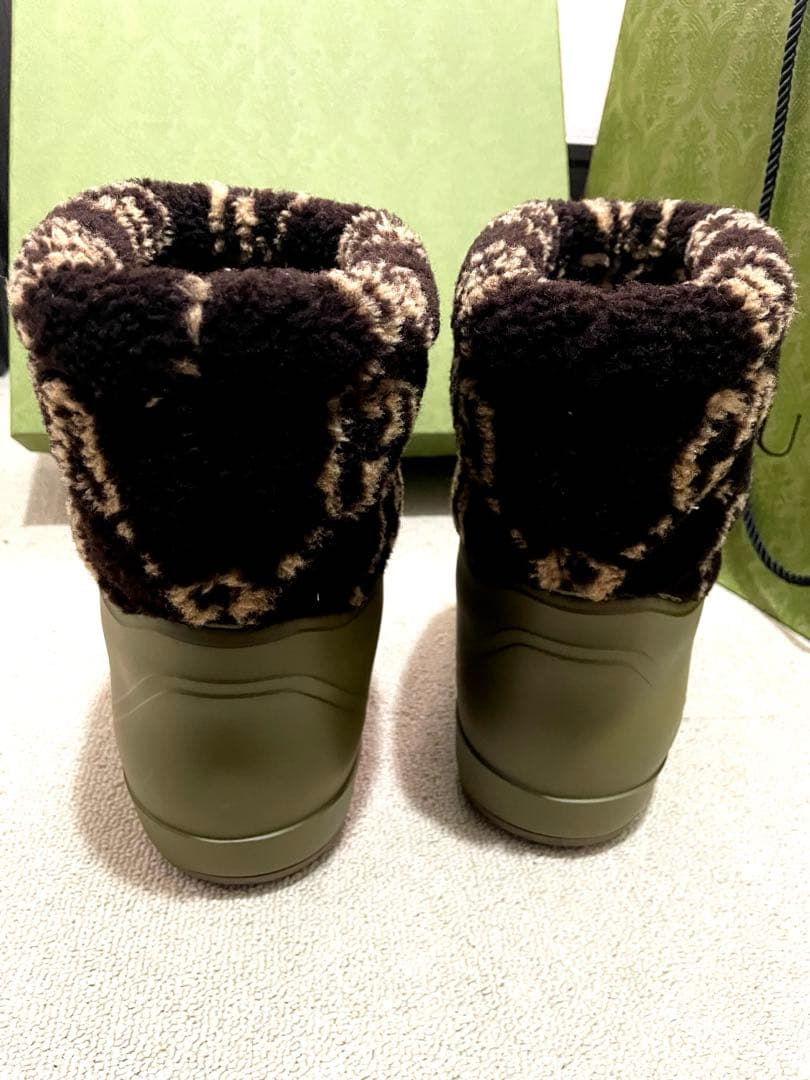 GUCCI ロゴデザインブーツ29センチ