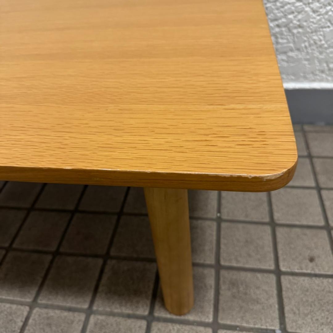♪無印良品　木製ローテーブル・オーク材　幅110㎝　MUJI　良品計画