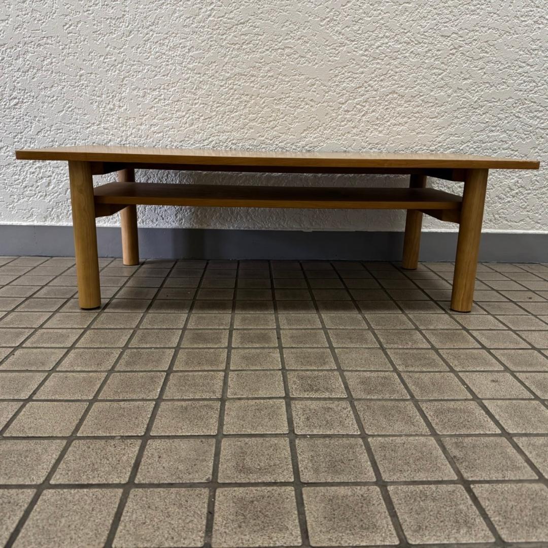 ♪無印良品　木製ローテーブル・オーク材　幅110㎝　MUJI　良品計画