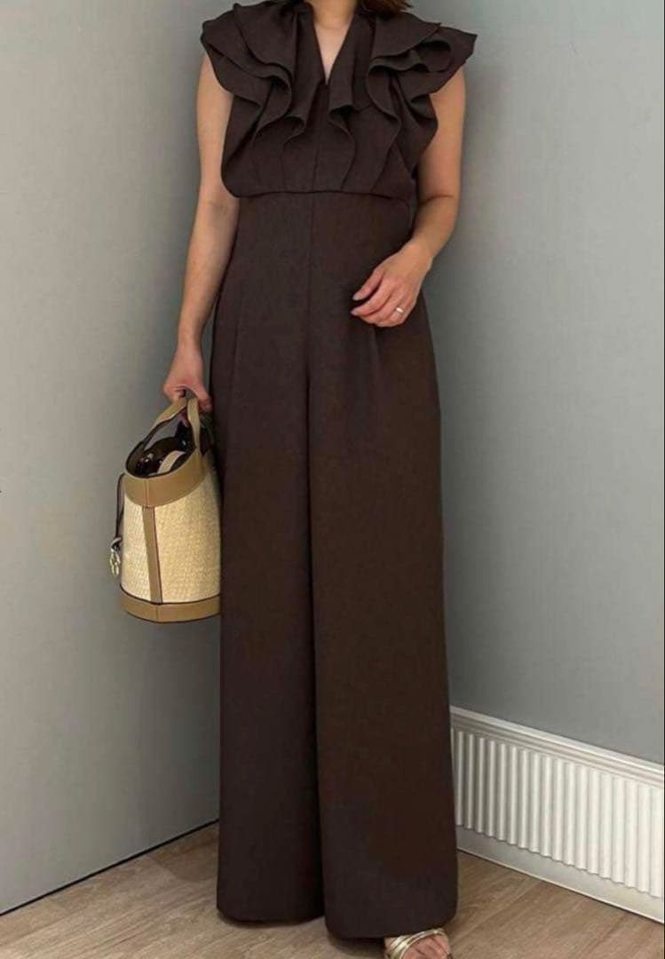 CELFORD セルフォード ラッフルフリルロンパース 38(M)size