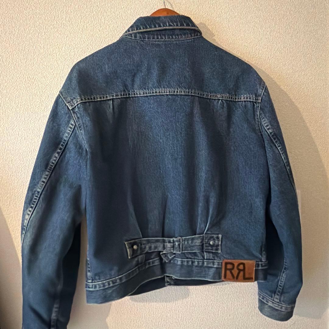 90s RRL 三つ星　デニムジャケット　ヴィンテージ　ラルフローレン