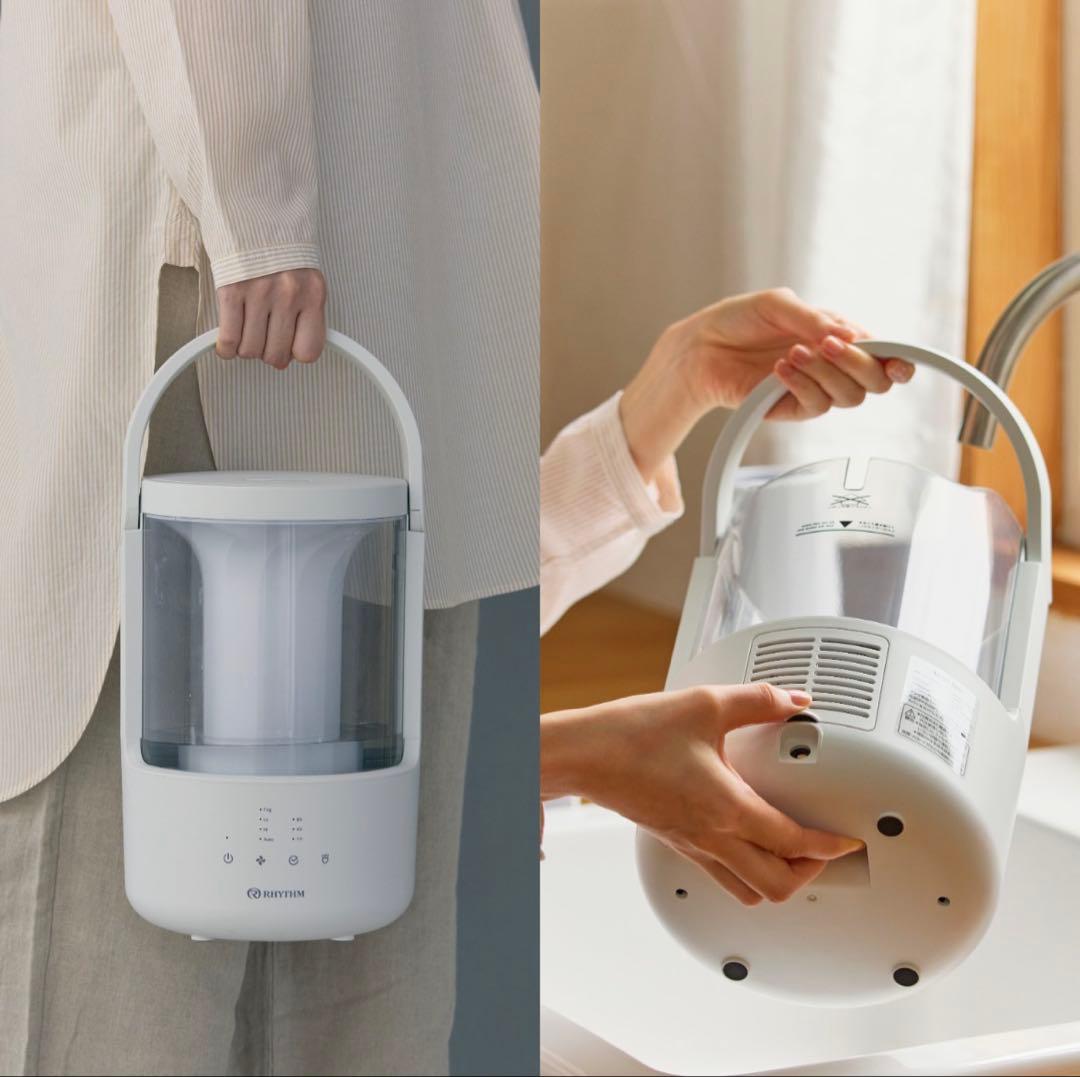 【限定値下】RIYTHM 置き型加湿器 ホワイト