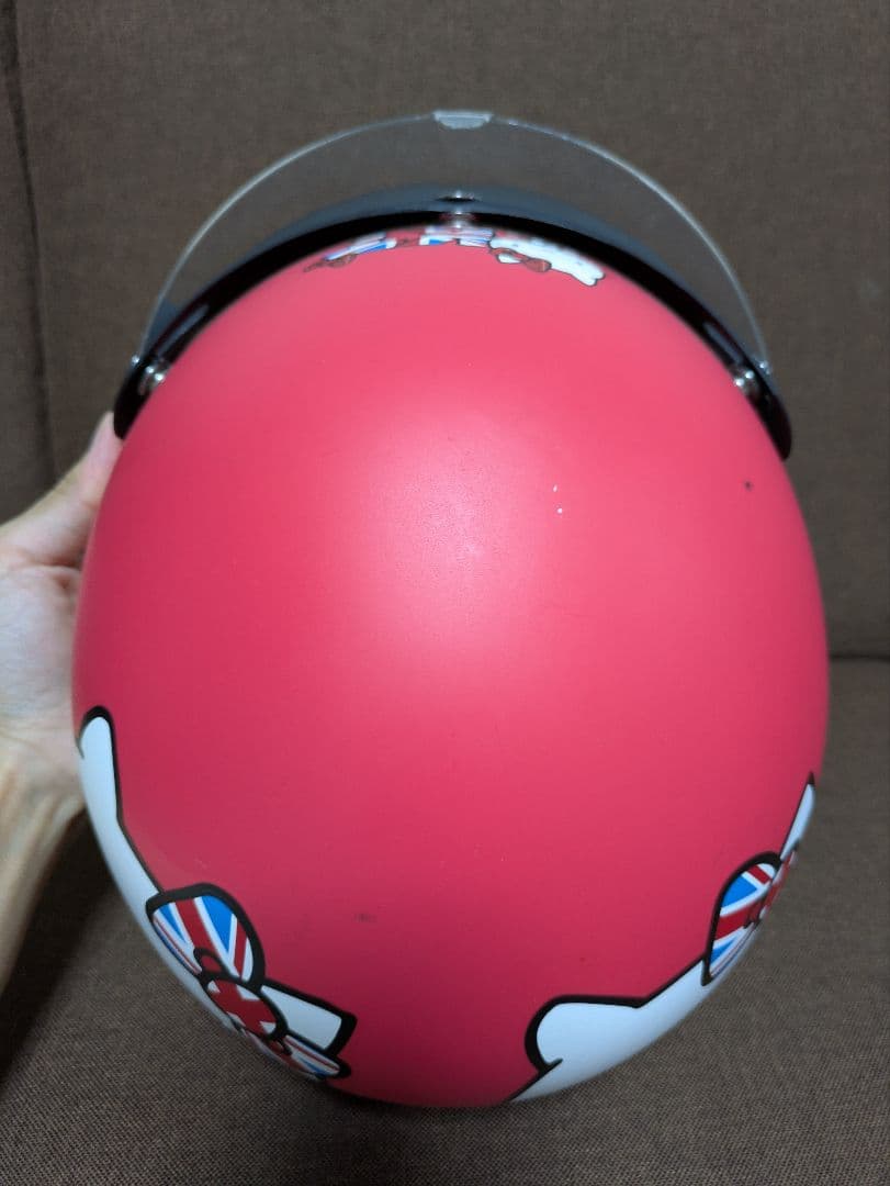 台湾　ハローキティ 半帽ヘルメット ピンク　激レア