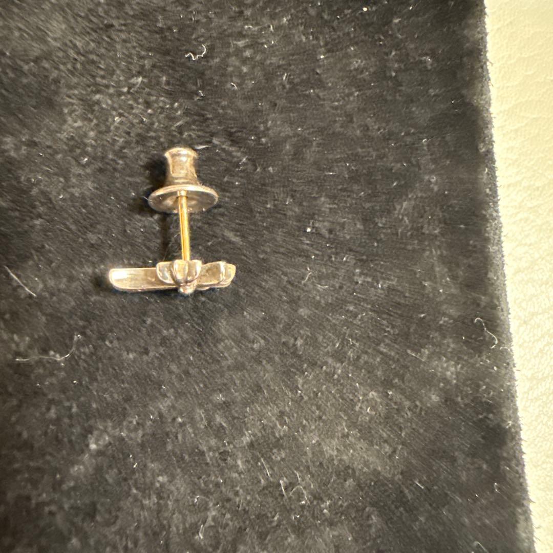 クロムハーツCH CRSS 2 FAT CHクロスファットスタッド ピアス1個