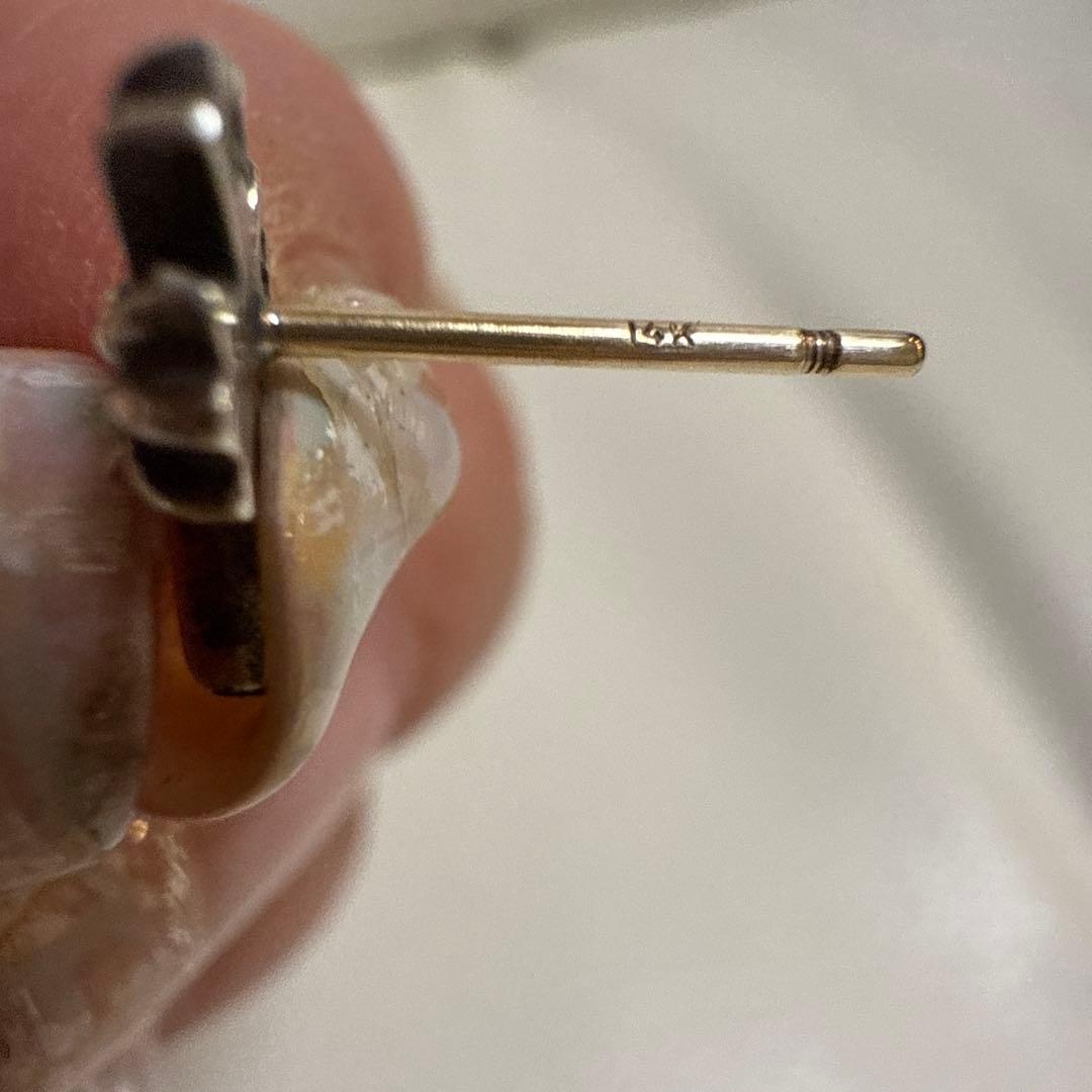 クロムハーツCH CRSS 2 FAT CHクロスファットスタッド ピアス1個