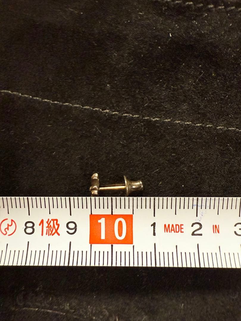 クロムハーツCH CRSS 2 FAT CHクロスファットスタッド ピアス1個