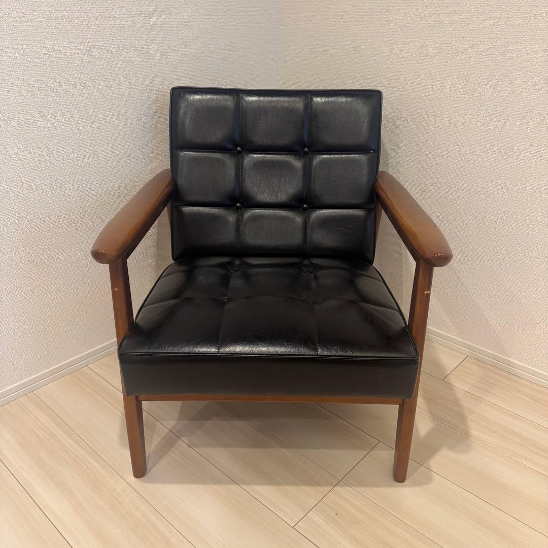 ✴︎値下げしました✴︎【カリモク60】Kチェア　1シーター　スタンダードブラック①