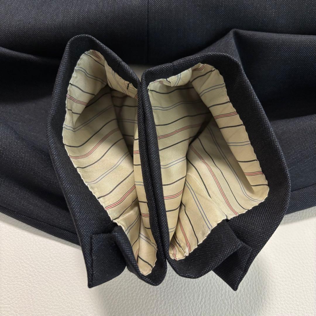 美品 ポロバイラルフローレン スーツ セットアップ Mサイズ 無地 濃紺より