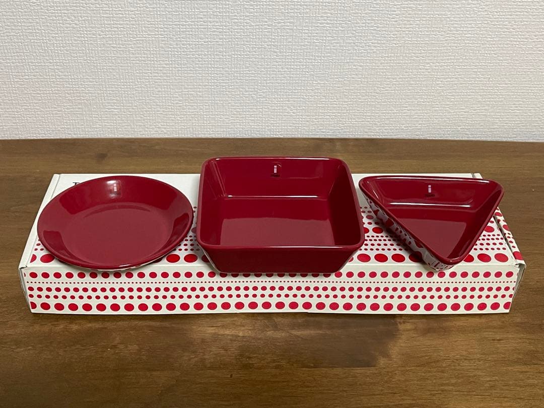 新品　 Teema イッタラ ミニサービングセット　レッド