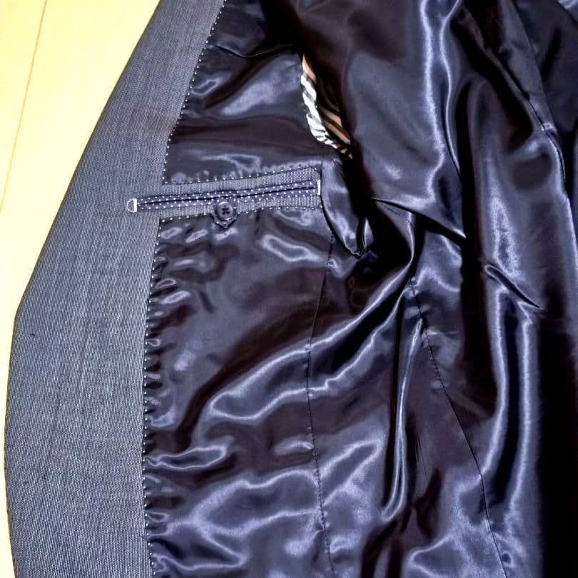 【超美品】 スーツカンパニー スリーピース スーツ グレー　175cm細身