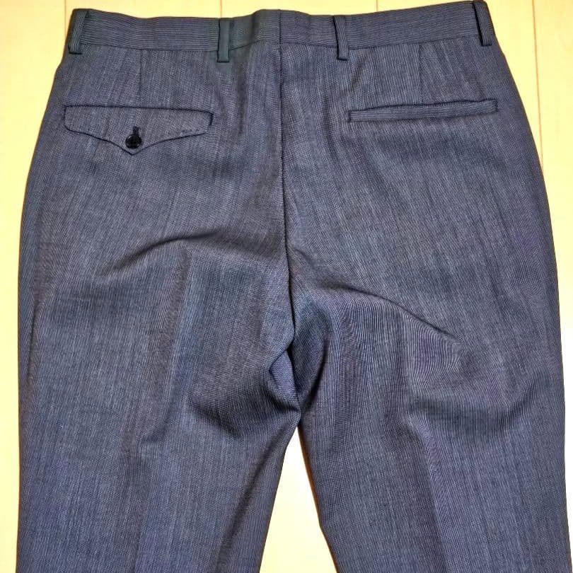 【超美品】 スーツカンパニー スリーピース スーツ グレー　175cm細身