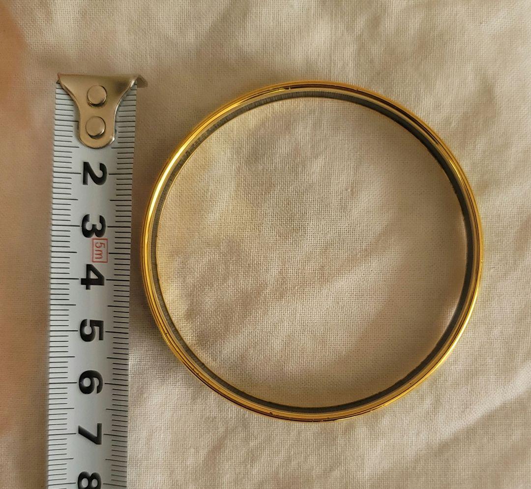 HERMES　バングル　ブレスレット　エマイユ　ゴールド×グリーン×ブルー