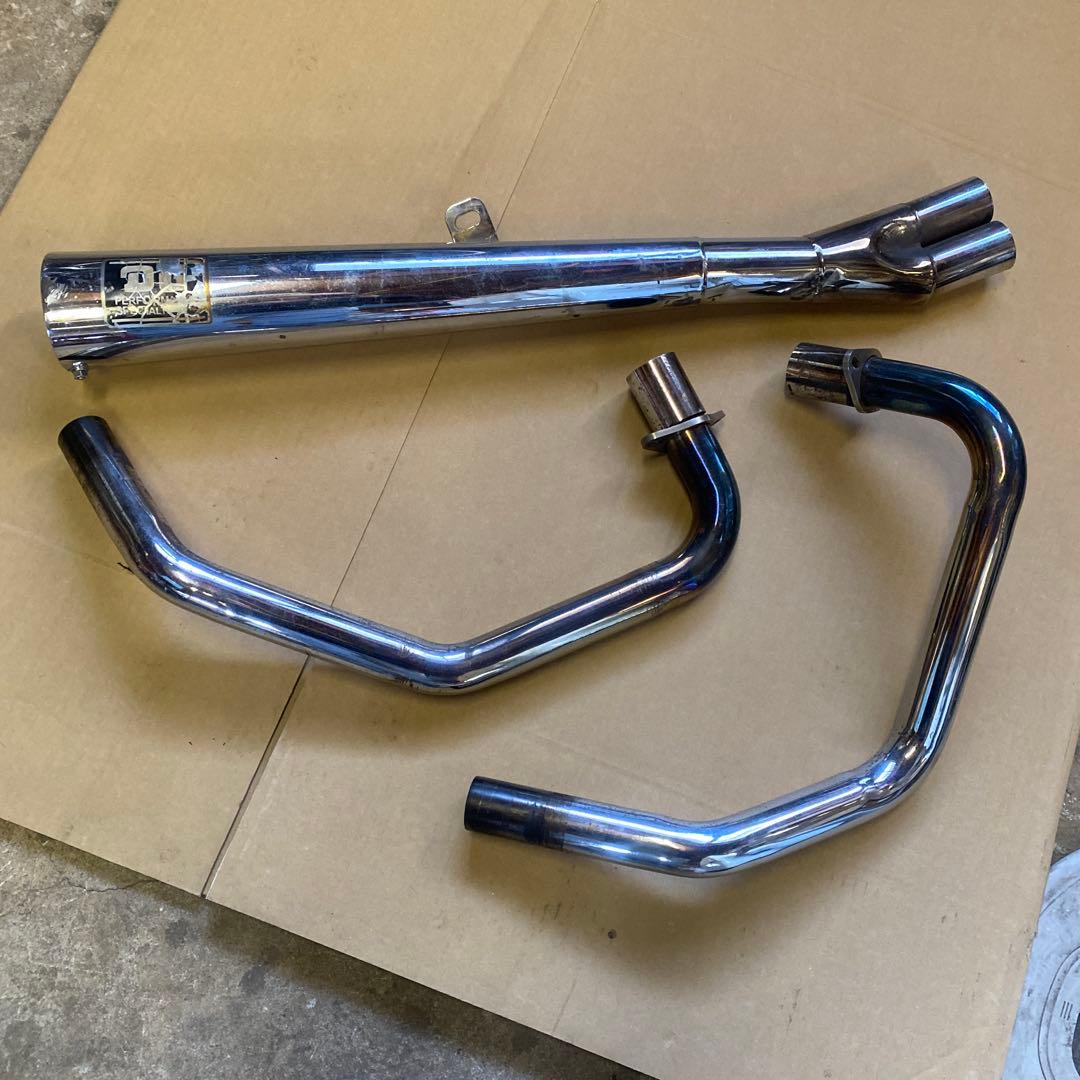 フレンズ　メガホンマフラー　ホークバブ　CB250TCB400T HONDA旧車