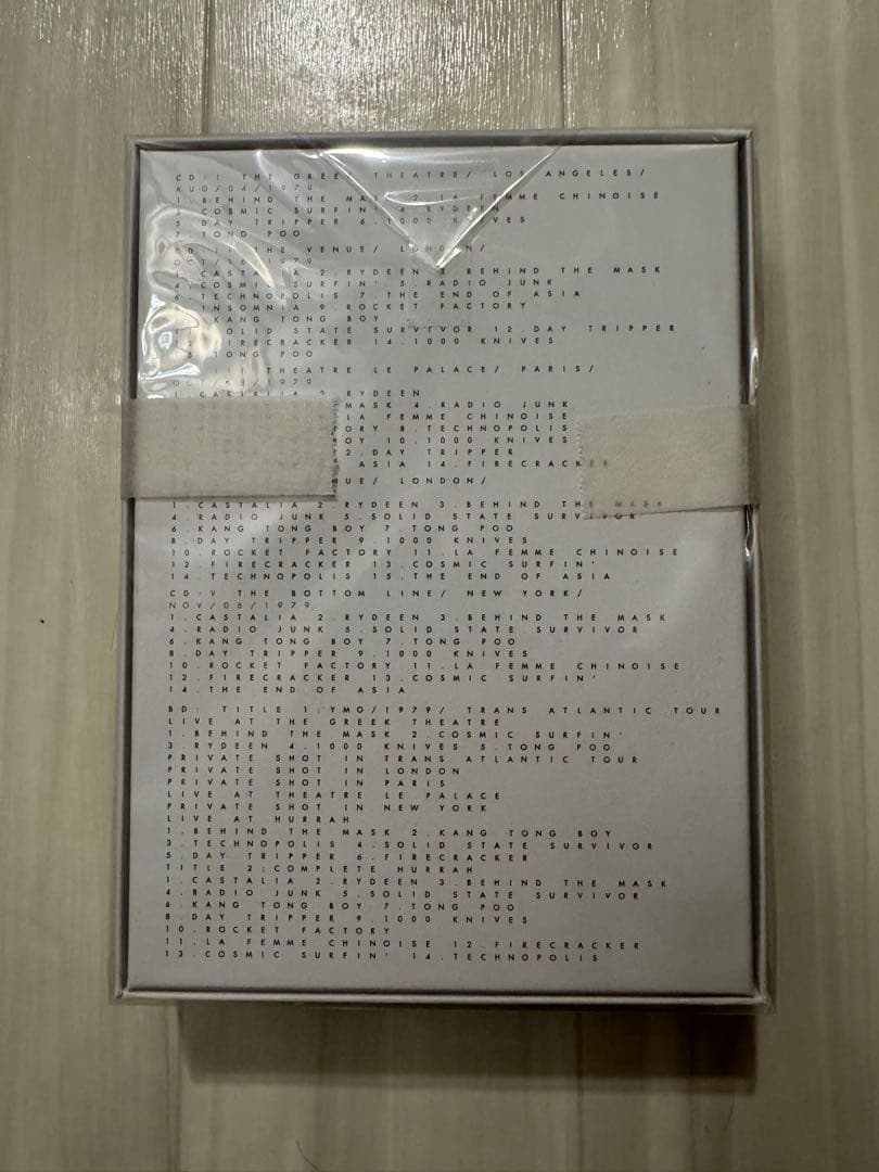 YMO 1979 Trans Atlantic Tour ポーチ付き