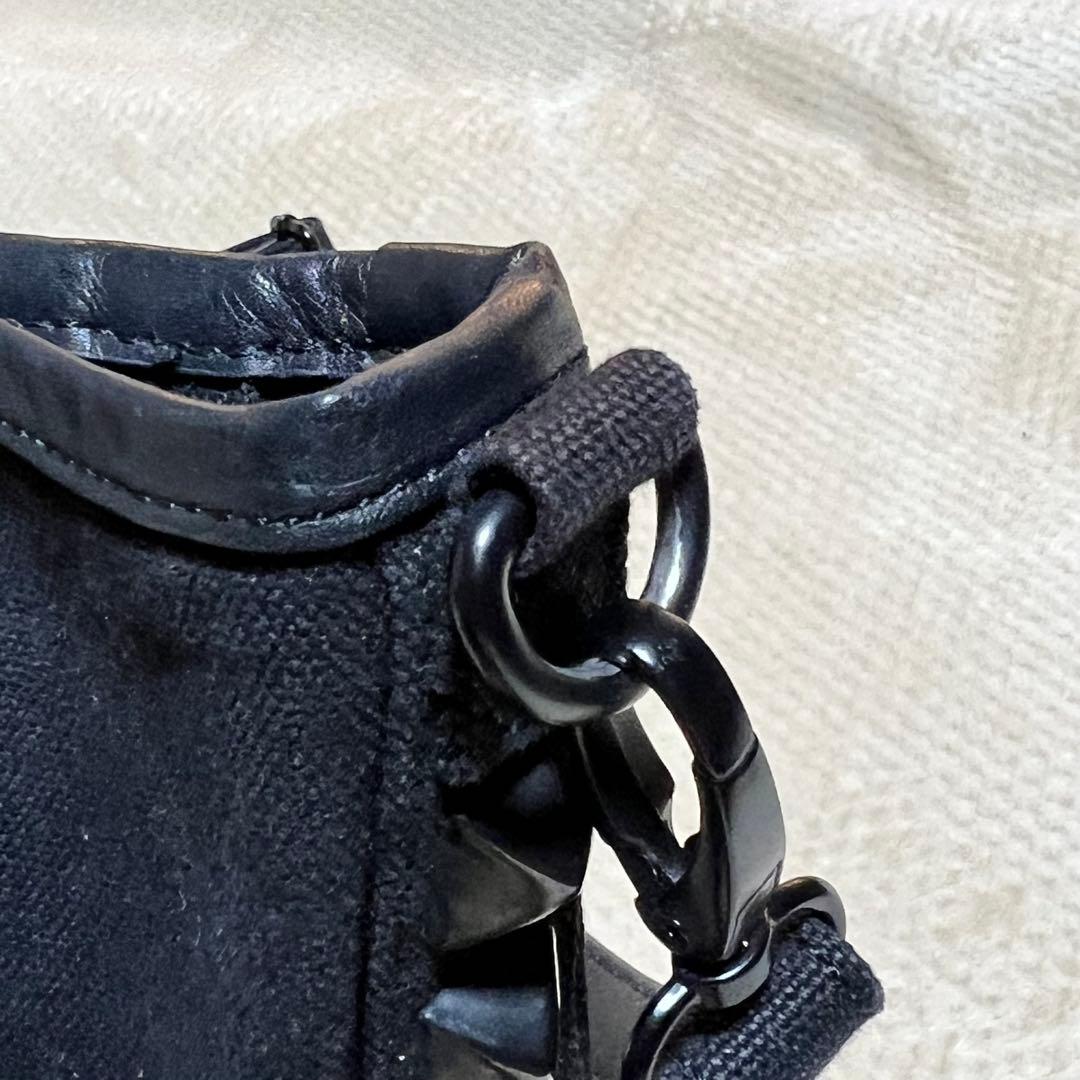 HYSTERIC GLAMOUR STUDS CANVAS クロスボディーバッグ