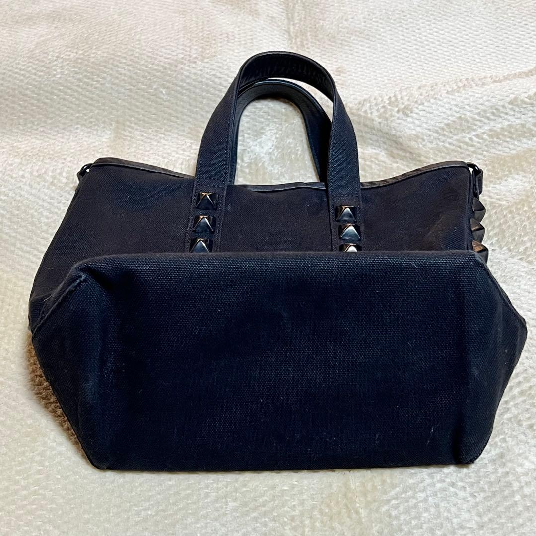 HYSTERIC GLAMOUR STUDS CANVAS クロスボディーバッグ