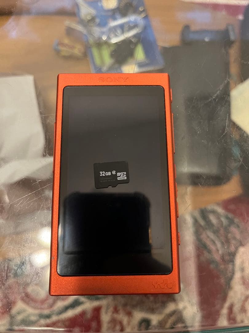 SONY NW-A45 16GB レッド 32GBmicroSDカード付
