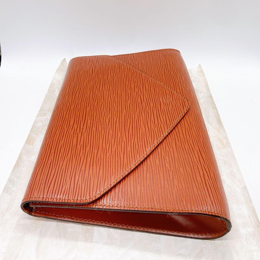 LOUIS VUITTON エピ　ブラウン　アールデコ　クラッチバッグ　正規品