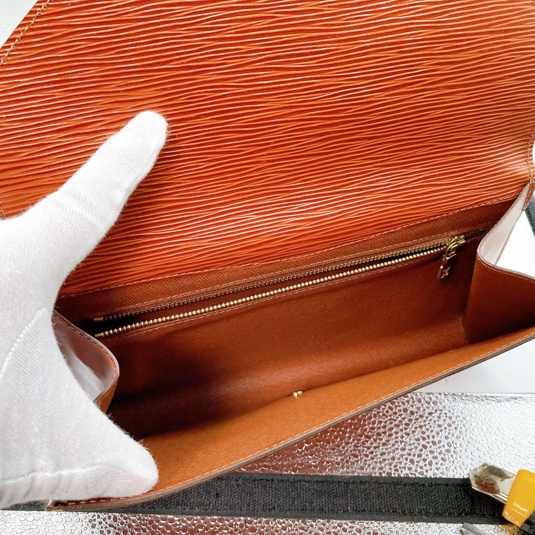 LOUIS VUITTON エピ　ブラウン　アールデコ　クラッチバッグ　正規品