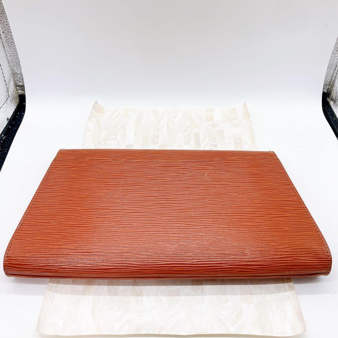 LOUIS VUITTON エピ　ブラウン　アールデコ　クラッチバッグ　正規品