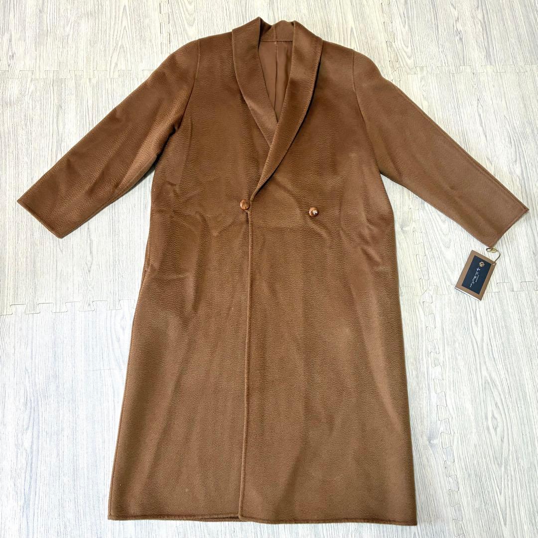 【新品】ロロピアーナ　PEONY ロングコート　カシミヤ 100％　キャメル