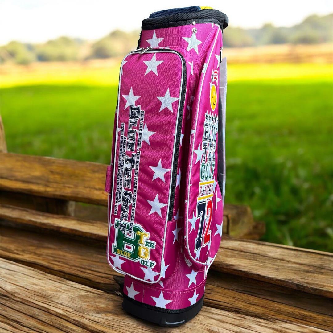 新品タグ付き‼️ブルーティーゴルフ　軽量キャディバッグ 女性　9型　キャディバック