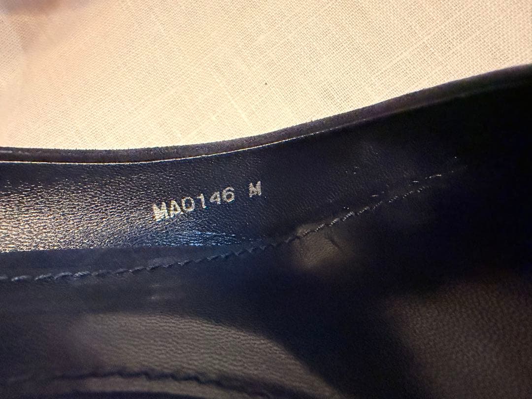 LOUIS VUITTON ネイビー スエード パンプス 36 サイズ