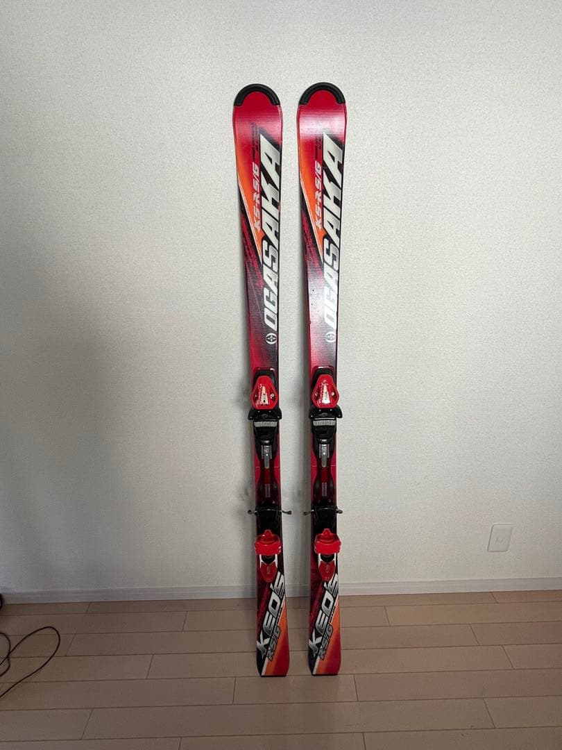 スキー板 OGASAKA KEO's レッド/ブラック