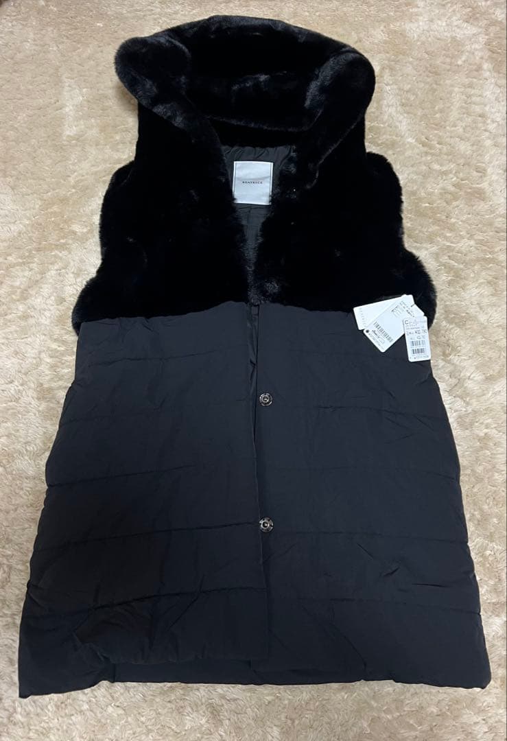 ヤマダヤ　スコットクラブ　フェイクファー ダウンベスト 新品未使用