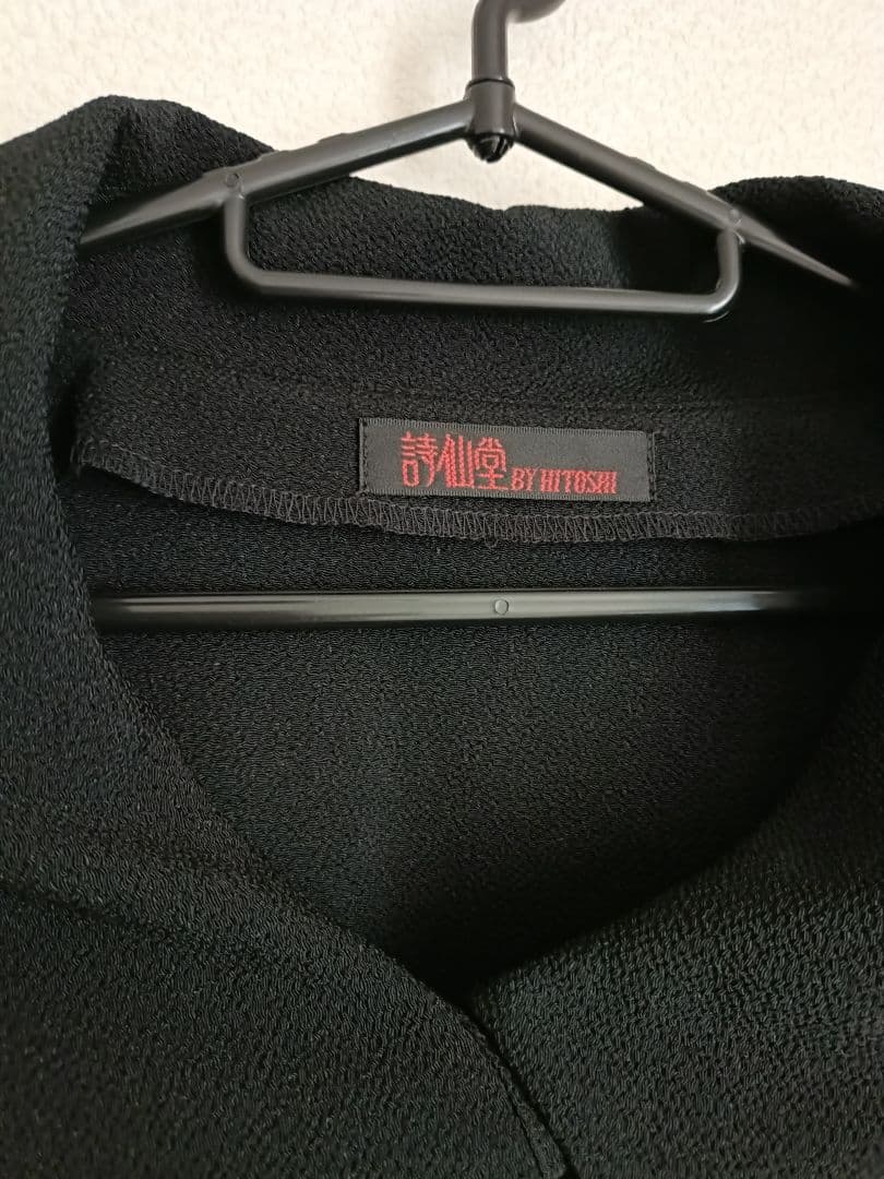 【Bar3】詩仙堂 ちりめん花柄チュニック ノースリーブ