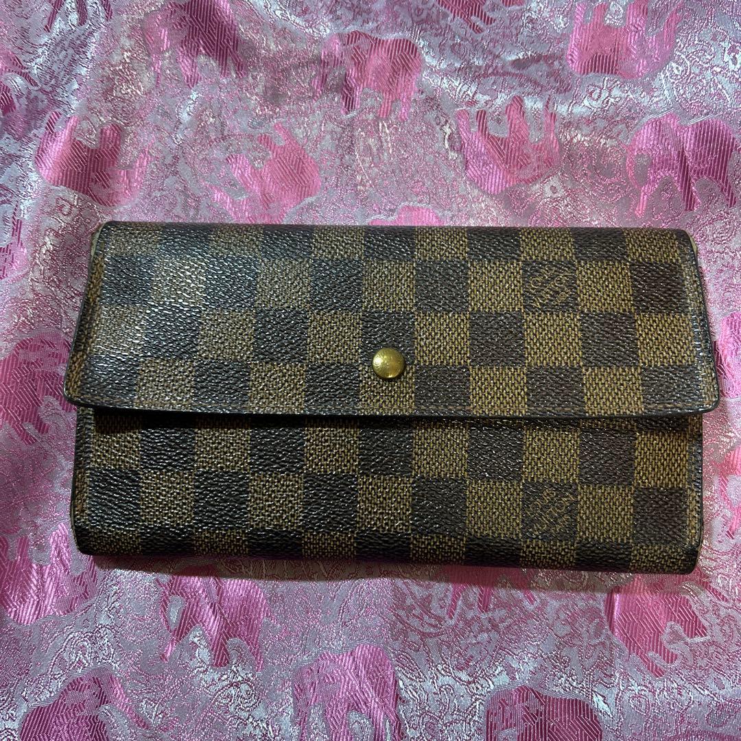 【お値下応相】LOUIS VUITTON 三つ折り　　ダミエ　長財布