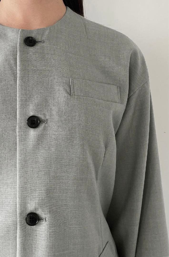 未使用　カポックノット　ノーカラーJKT M 定価2.4万円