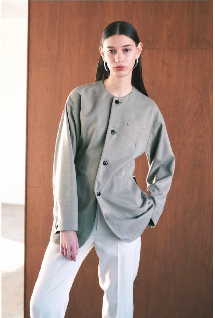 未使用　カポックノット　ノーカラーJKT M 定価2.4万円