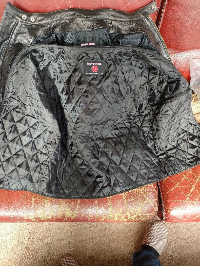 モトフィールド　moto field　黒 レザージャケット ライダースジャケット