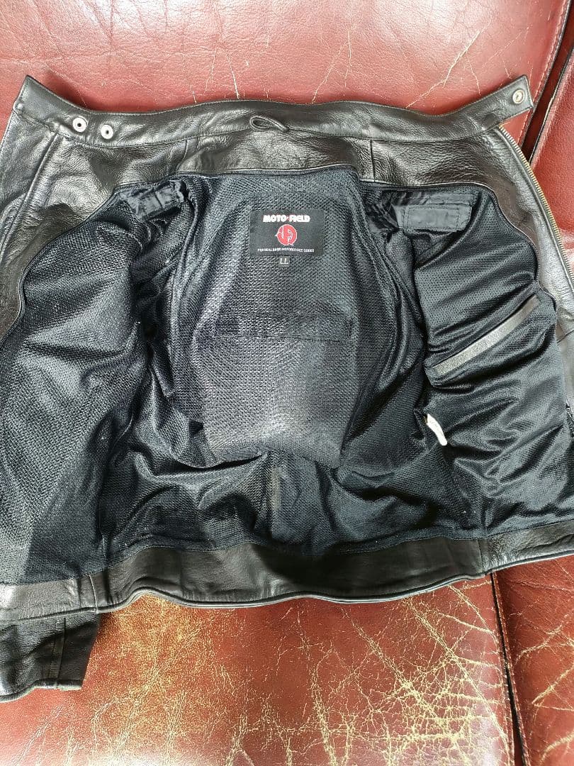 モトフィールド　moto field　黒 レザージャケット ライダースジャケット