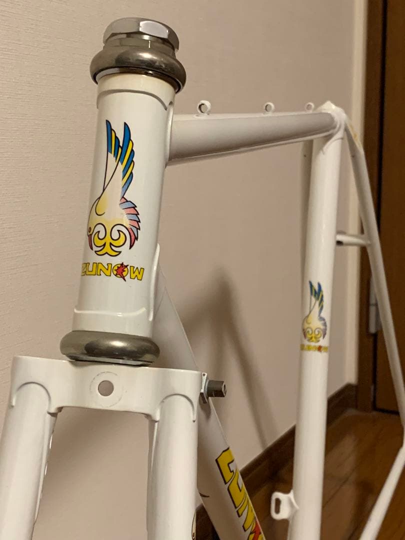 クロモリ　極美品ヴィンテージZUNOW ホワイト