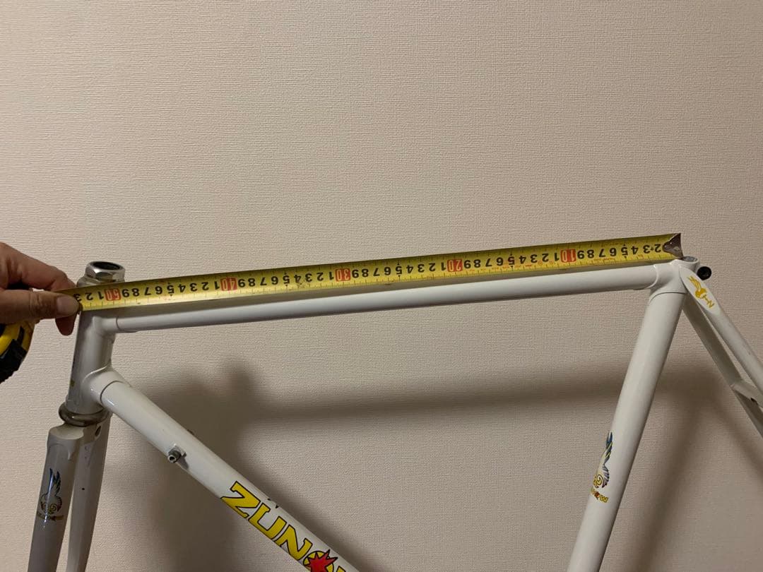 クロモリ　極美品ヴィンテージZUNOW ホワイト