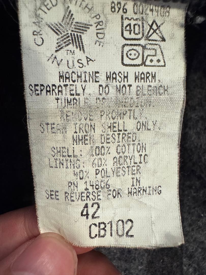 カーハート Carhartt ネイビー 90's チョアコート　野村訓市