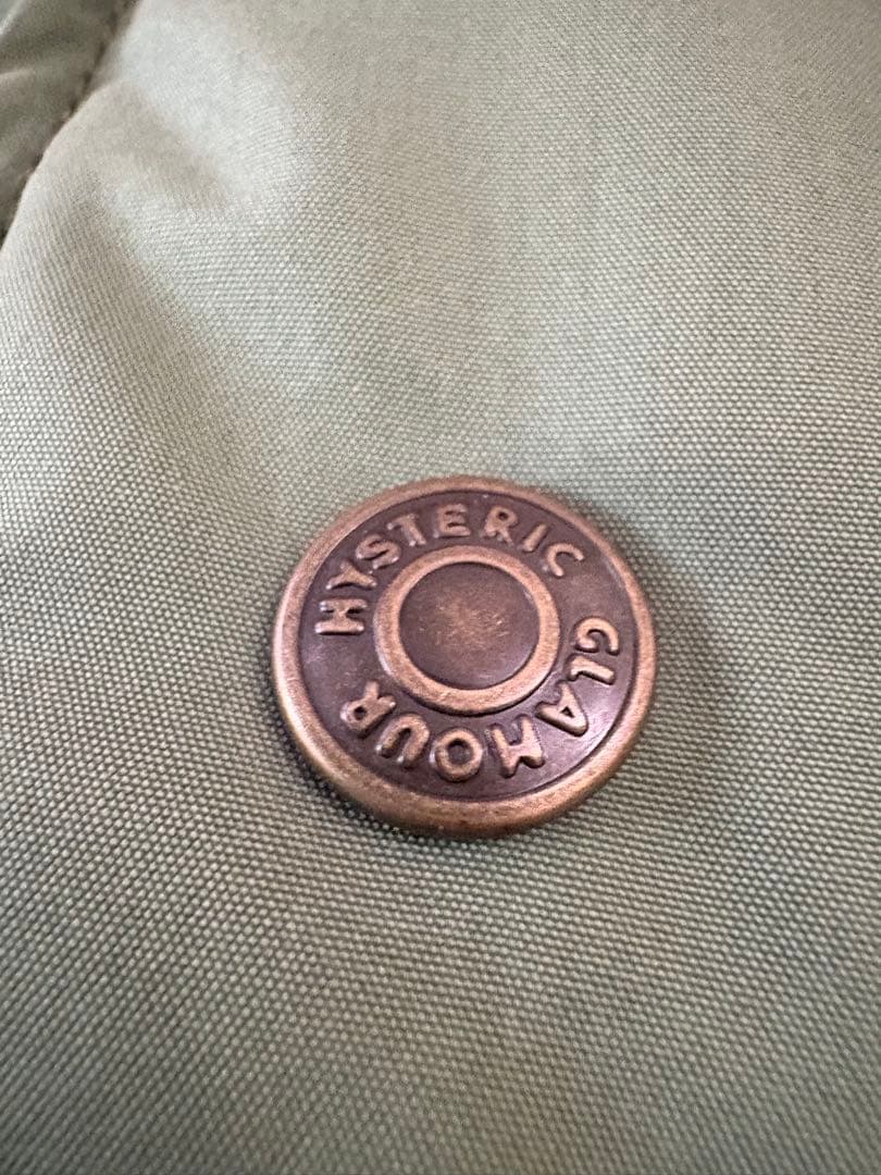 HYSTERIC GLAMOUR 肉厚ダウンジャケット オリーブグリーン