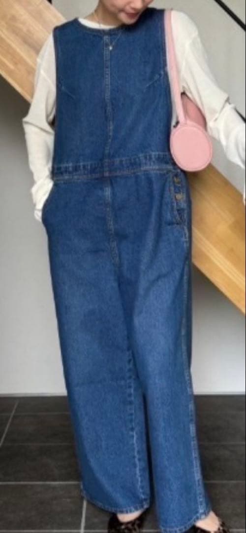 PUAL CE CIN ピュアルセシン　サロペット　アメスリサロペット　デニム