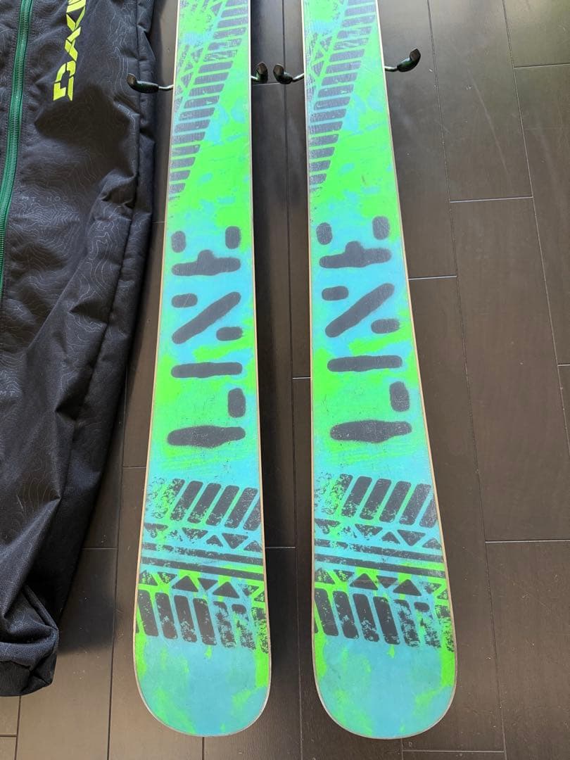 LINE スキー板　ビンディング　ケース　4点セット