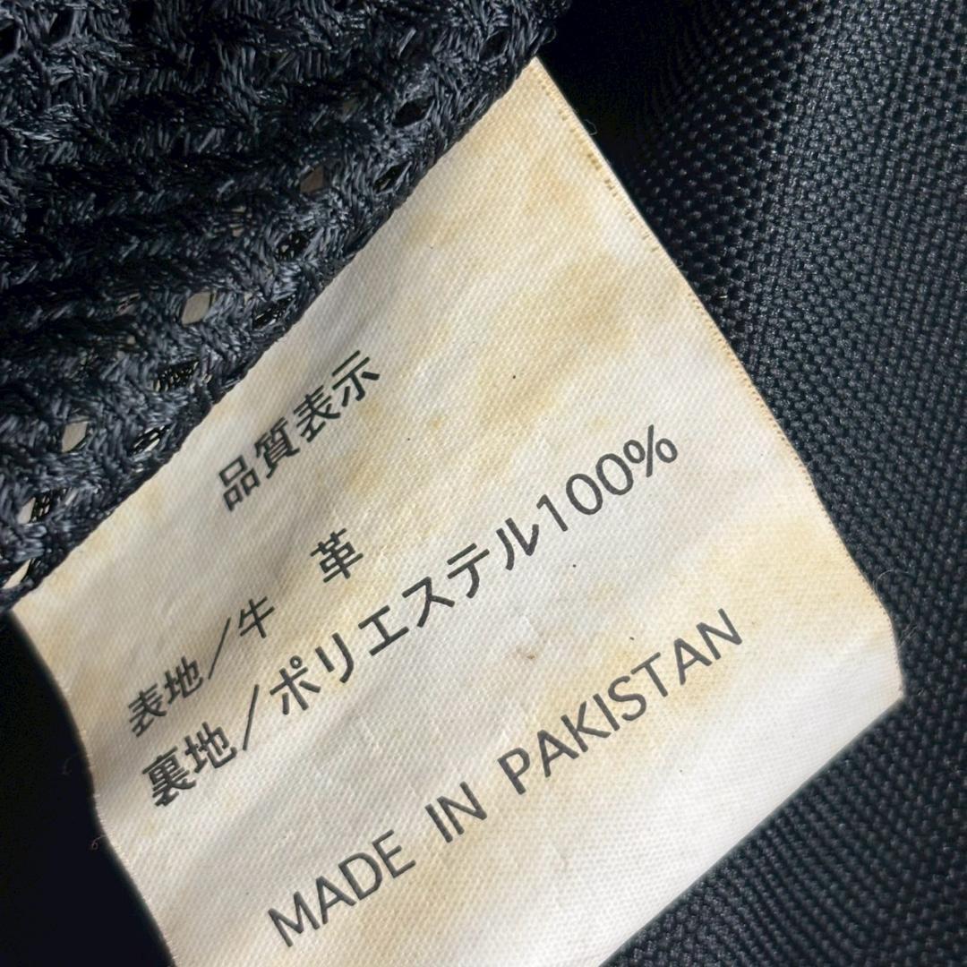 ROUGH&ROAD 牛革 バイカージャケット プロテクター入 DMG30